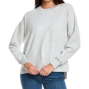 Splended Winslow Crewneck Pullover Womens SMALL Gray Super Soft Lightweight